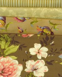 3531 Blomster med beige stoffer
